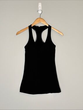 2 for $25 lululemon athletica Black Racerback Tank